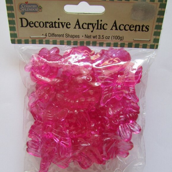 Lot of 3 Decorative Acrylic Ice Crystals Accents Vase stones Aquarium décor - Picture 8 of 10